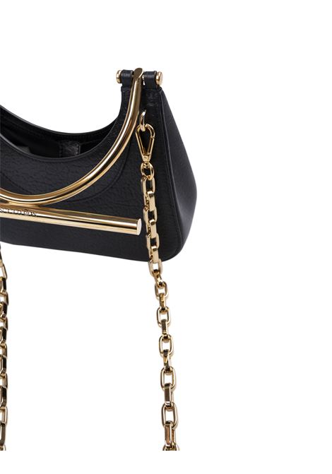 Borsa Mini Cross-Bar in Nero/Oro ALEXANDER MCQUEEN | 803525-1VDBG1000
